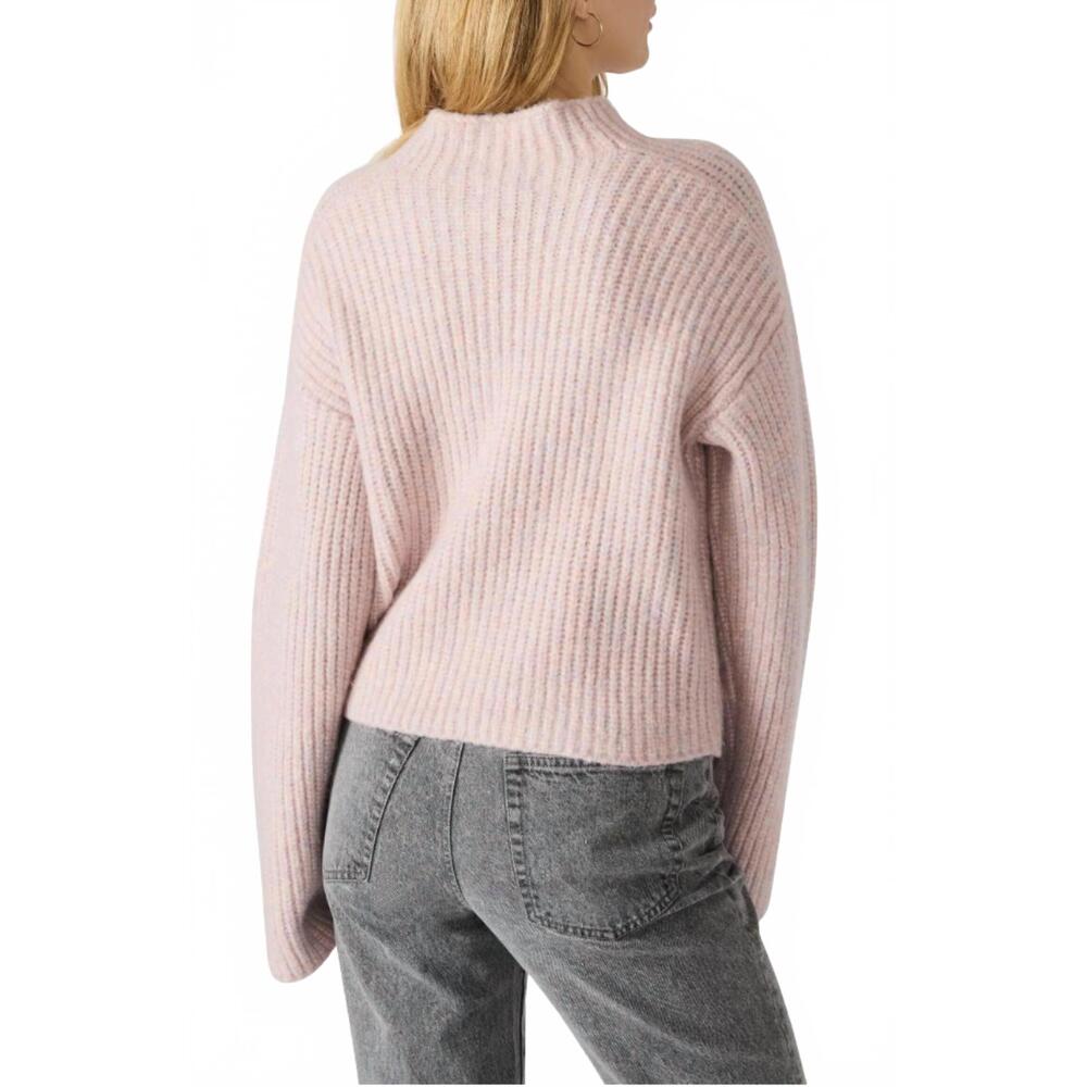 NEW STEVE MADDEN klara rib sweater in multi pink - Picture 3 of 3